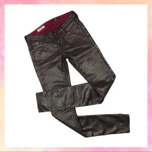 AG Adriano Goldschmied Faux Leather Coated Skinny